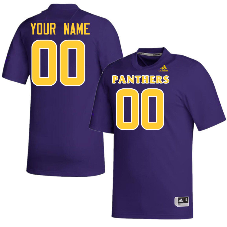 Custom Prairie View A&M Panthers Name And Number Football Jerseys-Purple